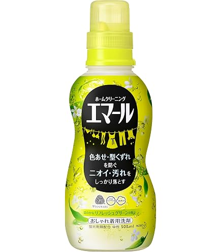 Amazon | エマール 洗濯洗剤 液体 おしゃれ着用 リフレッシュグリーン