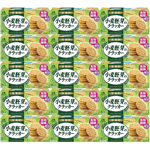 Amazon | 森永製菓 小麦胚芽のクラッカー 64枚 12個セット + Kunutonn