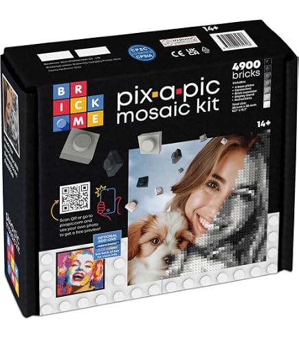 Art Mural Coloré Pixel Corner Kit Pixel Art Gloomie(s) Bleu Clair