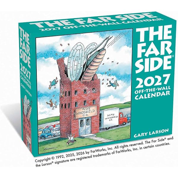 Amazon | The Far Side® 2023 Off-the-Wall Calendar | Larson, Gary