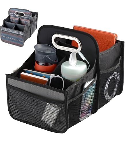 ECOSHIRE Multifunctional Car Seat Storage Bag - Organizer For Backseat Or Trunk - View #6