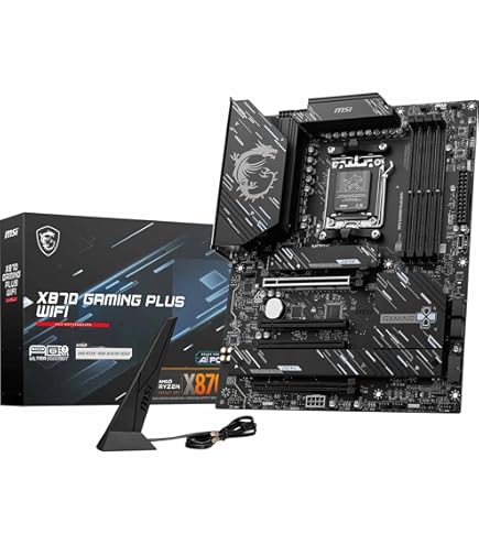 保証書付きMSI X870E GAMING PLUS WIFI マザーボード Amazon.com: MSI X870E Gaming Plus WiFi Motherboard, ATX - Supports