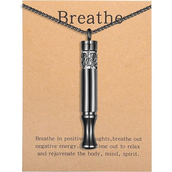 Mindful Craving Control LAMKHOO Breathing Necklace For Anxiety Relief ...