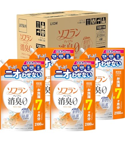 Amazon | 【ケース販売 大容量】ソフラン プレミアム消臭 アロマソープ