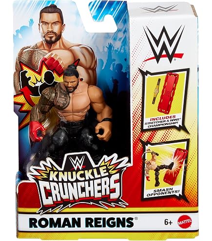 Amazon.co.jp: Mattel WWE ナックルクランチャープレイセット