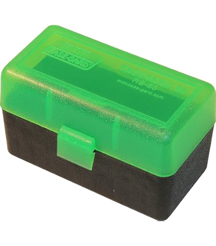 Amazon.co.jp: MTM 50ラウンドflip-topライフル弾薬ボックス。22 – 250