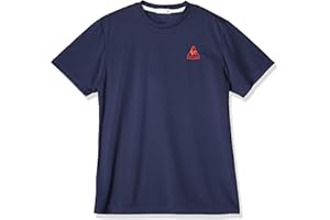 [ルコックスポルティフ] 半袖 Tシャツ インナー 吸汗速乾 ストレッチ ワンポイント ランニング トレーニング メンズ
