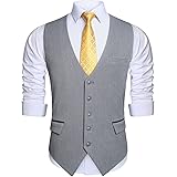 Amazon Co Jp Coofandy メンズ ベスト ジレフォーマル カジュアル 結婚式 ベスト スーツ 仕立て 紳士 Vネック 3色選択 尾錠付き 春夏秋冬 服 ファッション小物