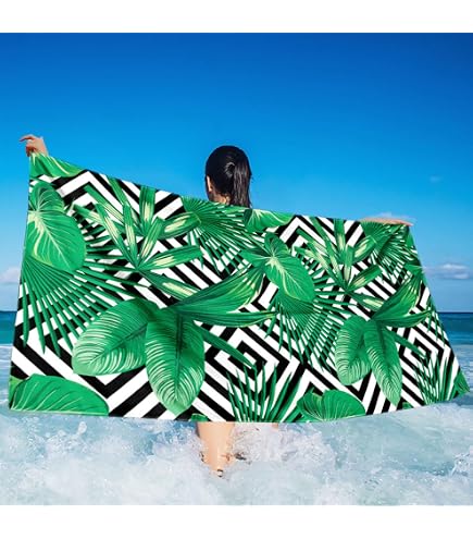 ROXY バスタオル　ボーダー　フリンジ　ビーチタオル　大判 Amazon.co.jp: (ロキシー)ROXY COLD WATER PRINTED 大判タオル ビーチ