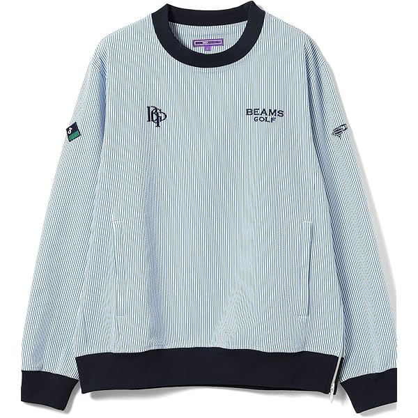 Amazon | [ビームスゴルフ] ブルゾン ORANGE LABEL スターフラッグロゴ