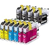 ejet LC211 LC211-4PK ブラザー 用 インク LC211 LC211BK 4色セット(合計10本) 大容量 残量表示 brother 対応 DCP-j968N DCP-J562N MFC-J737DN MFC-J837DN MFC-