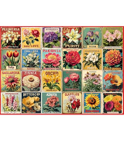 PICKFORU 1000-Teile Puzzle – Vintage Nähaufnäher Blumenkunst – Buntes Patchwork-Design – Schweres Puzzle Für Erwachsene – Deko & Spaß PICKFORU 1000-Teile Puzzle – Vintage Nähaufnäher Blumenkunst – Buntes Patchwork-Design – Schweres Puzzle Für Erwachsene – Deko & Spaß