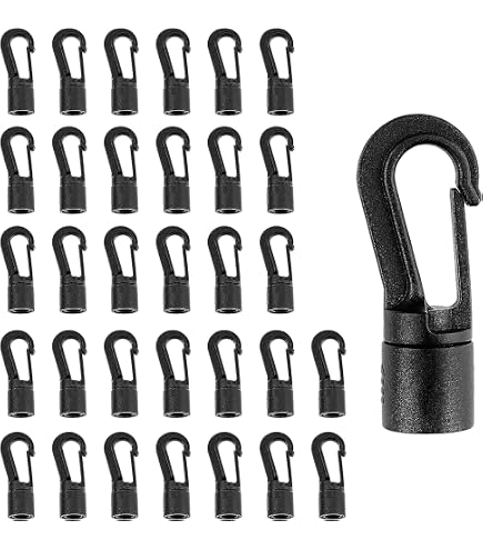 Long Bungee Cords With Hooks 1/4 Inch X 10ft Elastic Bungee Cord With Hooks - Shock Cord For Kayak, Camping & Outdoor Use Shock Cord With Hooks