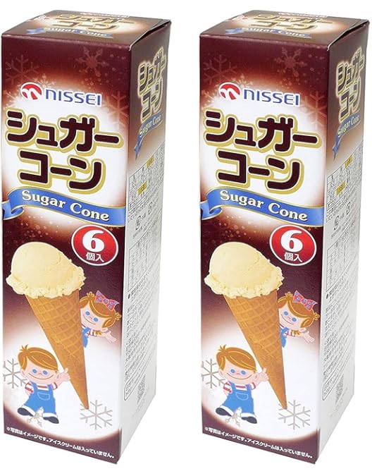 Amazon.co.jp: 日世 コーンカップ 12個入×2セット : 食品・飲料・お酒