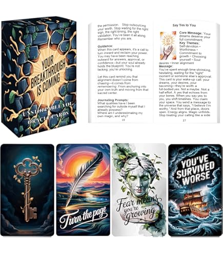 Terra Qi Goddess Oracle | Gold Foil 44 Card Deck with Guidebook