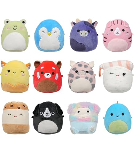 Amazon.co.jp: Squishmallowsオリジナル5インチぬいぐるみ10枚パック