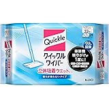 【大容量】クイックルワイパー フロア用掃除道具 立体吸着ウエットシート 32枚
