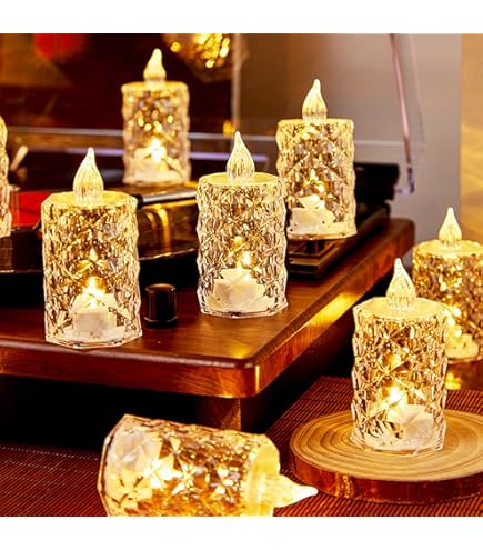 Amazon | IKEA（イケア）STOPEN LED キャンドル 4本セット | Glaskelon