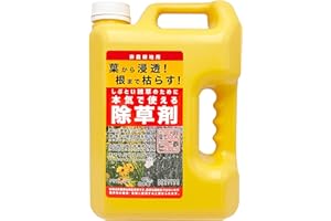 根まで枯らす 除草剤 非農耕地用 本体ボトル シャワータイプ 4L 液体 強力 業務用 雑草対策 散布 大容量 スギナ しぶとい雑草のために本気で使える