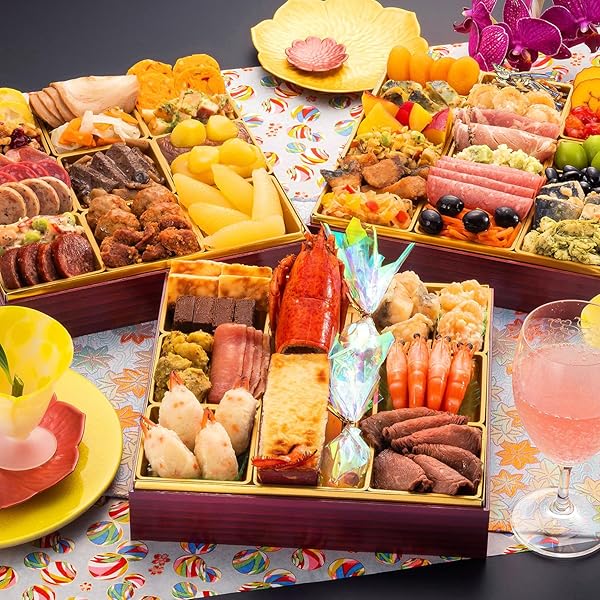 Amazon.co.jp: 博多久松 和洋折衷本格豪華おせち 博多 錦 特大8