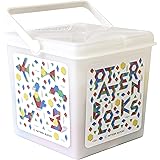 パターンブロック【東洋館出版社オリジナル・木のおもちゃ・250ピース・取っ手付き堅牢キューブケース入り】