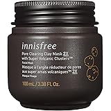 Innisfree Super Volcanic Pore Clay Mask 3.38 Oz/100Ml + SoltreeBundle Natural Hemp Paper 50pcs
