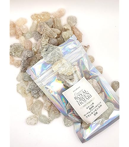 大粒フランキンセンス Fresh Green 北アフリカオマーン産乳香約500g Amazon.co.jp: 乳香 ロイヤルホジャリ フランキンセンス