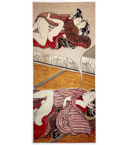 浮世絵 春画ハンカチ Amazon.co.jp: 葛飾北斎 浮世絵 蛸と海女 春画 タオル ハンカチ