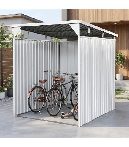 Amazon | スチールサイクルハウス L166×W170×H200cm 自転車ガレージ
