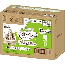 Amazon.co.jp: デオトイレ 消臭・抗菌シート 10枚×3個 : ペット用品