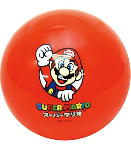 Amazon | 石川玩具 スーパーマリオ6号ボール マリオ | ベビー用