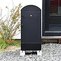 郵便ポスト　ガーデンポスト 郵便受け　置き配ボックス　棚 セトクラフト ポスト 宅配BOX付ポストスタンド U.S. （ 郵便