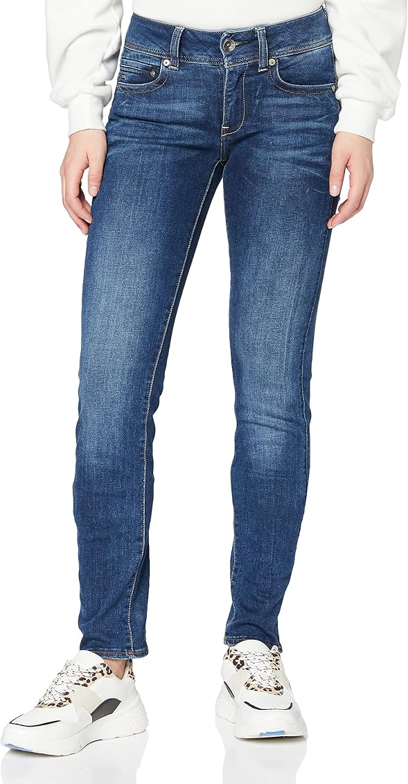Midge Saddle Mid Waist Straight Jeans 
