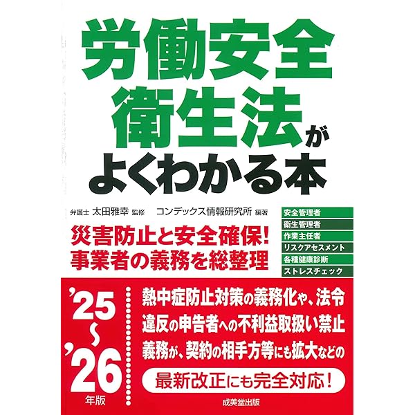 労働安全衛生法がよくわかる本 '24~'25年版 (2024~2025年版) | 太田