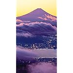 世界遺産 HD(720×1280)壁紙 曙光を浴びる富士山と諏訪湖畔の街明かり 世界遺産 HD(720×1280)壁紙 曙光を浴びる富士山と諏訪湖畔の街明かり