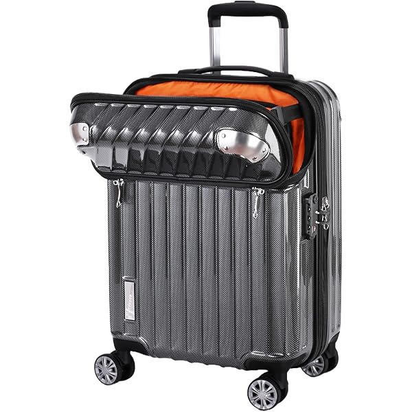 Amazon.co.jp: Travelist Suitcase with Zipper Top Open Moment