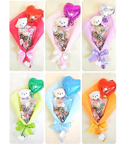 お菓子ブーケ　バルーンブーケ 花束 ギフト 誕生日 発表会 音符 音楽 C様 Amazon.co.jp: キャンディバルーンブーケ 音符 ゴールド 手持ちSサイズ