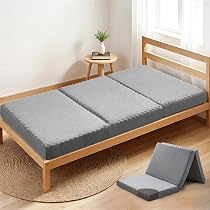 Amazon｜楽暮屋 折りたたみ マットレス シングル 折り畳み 三つ折り 高