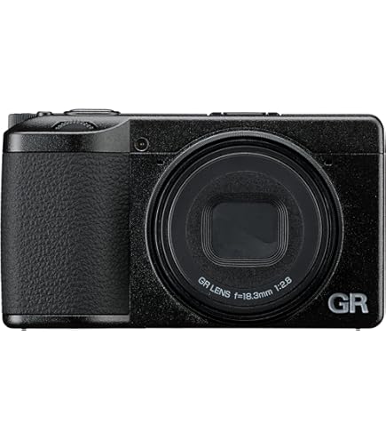 Ricoh GR III Digital Compact Camera, 24mp, 28mm F 2.8 Lens with