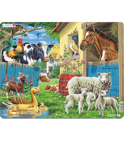 LARSEN ラーセン 知育 動物ジグソーパズル アジアマップ 日本語版 63PCS | 海外おもちゃブランドの仕入れ