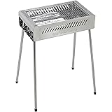 キャプテンスタッグ(CAPTAIN STAG) バーベキューコンロ バーベキューグリル BBQ ステンレス グリル 500 [3~4人用] ハイ・ロー高さ2段階 組立簡単 軽量 UG-67