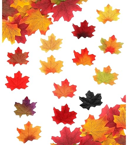 Amazon｜装飾 用 紅葉 造花 もみじ 13色 650枚 セット 楓の葉 秋 飾り