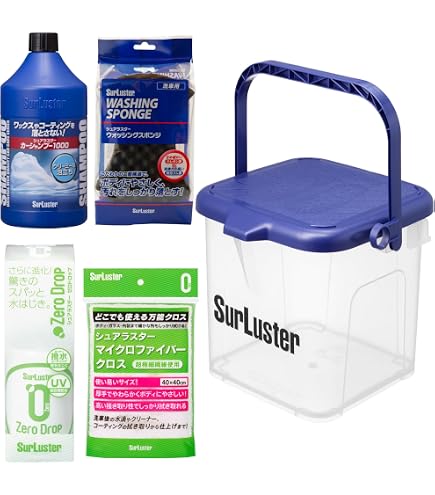 Amazon.co.jp: スパシャン SPASHAN 洗車用セット 2026 4Lバケツセット