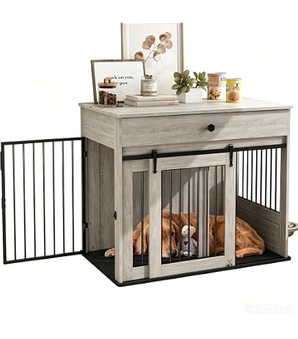 Amazon.co.jp: Chunful 犬用クローゼット 木製ペットワードローブ