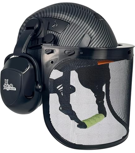 Amazon.co.jp: LOHASPRO フェイスシールドとイヤーマフ付き林業