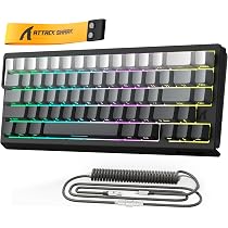 ゲーミングキーボード Amazon | ATTACK SHARKxMAMBASNAKE X68 HEゲーミングキーボード