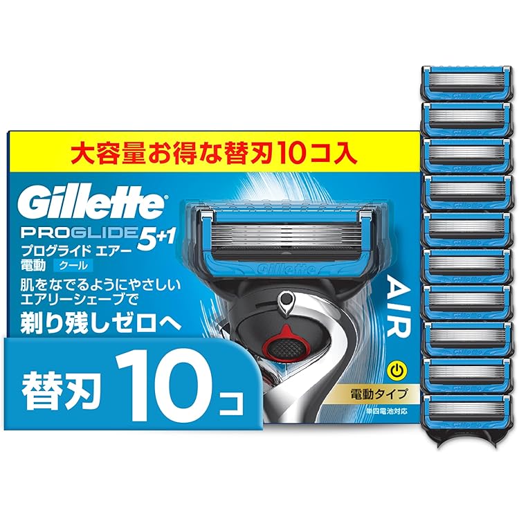 Amazon.co.jp: P&G ジレット プログライドエアー 電動 替刃 8B 大容量