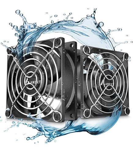 80mm X 25mm Dual Ball Bearing USB Cooling Fan | 5V DC Fan With Switch For PC, Router, Laptop, Electronics Cooling