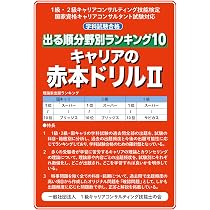 【実技試験の為の強化セット販売】国キャリ|キャリアコンサルティング技能士 出る順分野別ランキング キャリアの赤本ドリルⅡ | 1級キャリア