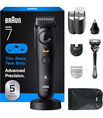 Amazon.co.jp: ブラウン オールインワンシリーズ5 トリマーキット 超鋭
